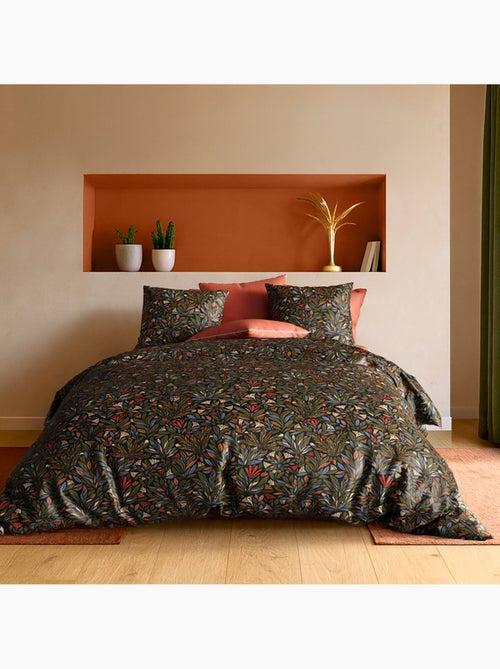 Parure housse de couette 100 % coton bogota - Kiabi