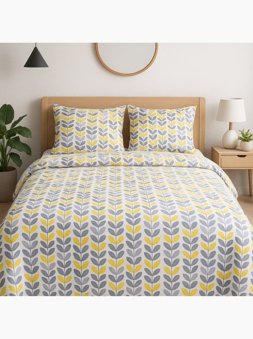 Parure housse de couette 100 % coton cabane - Kiabi