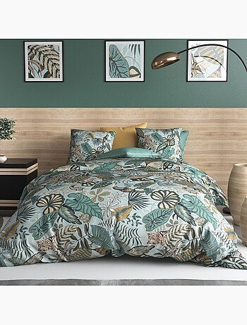 Parure housse de couette 100 % coton cancun