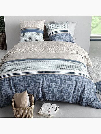 Parure housse de couette 100 % coton canopee