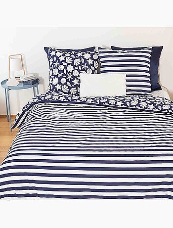 Parure housse de couette 100 % coton capri