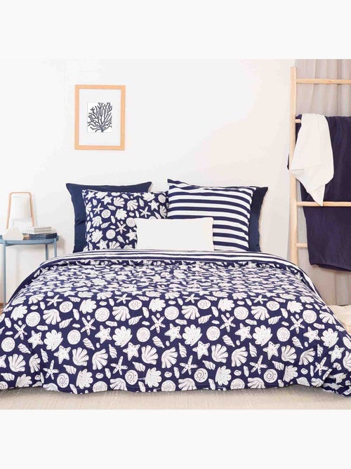 Parure housse de couette 100 % coton capri - Kiabi