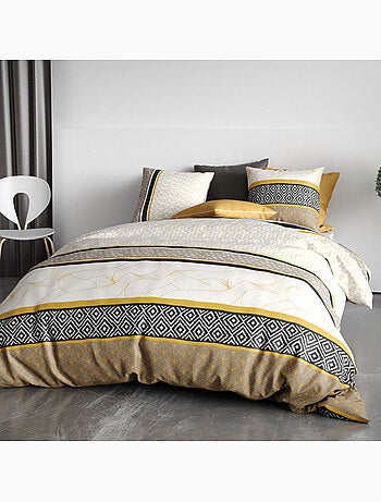 Parure housse de couette 100 % coton carioca