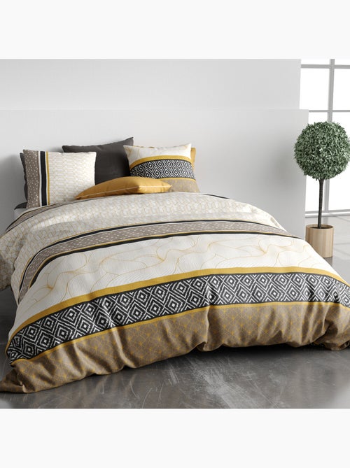 Parure housse de couette 100 % coton carioca - Kiabi