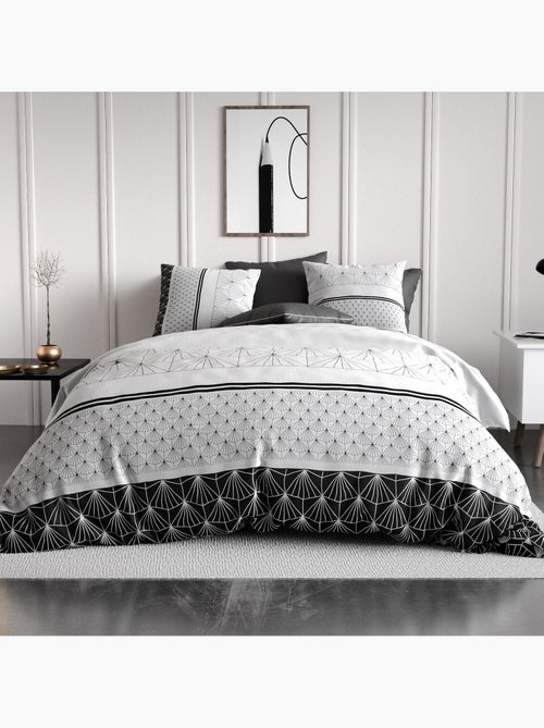 Parure housse de couette 100 % coton casta - Kiabi