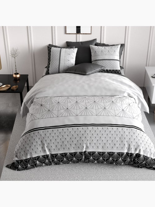 Parure housse de couette 100 % coton casta - Kiabi