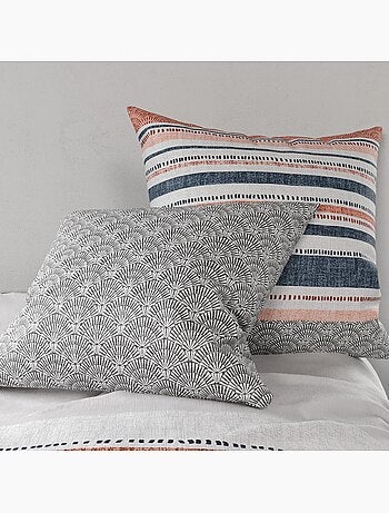 Parure housse de couette 100 % coton chakra