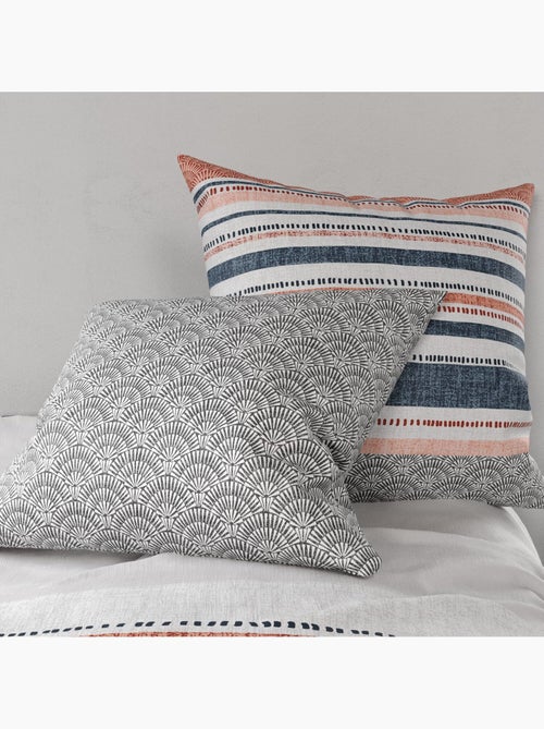 Parure housse de couette 100 % coton chakra - Kiabi