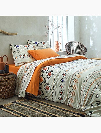 Parure housse de couette 100 % coton cleta multico