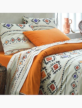 Parure housse de couette 100 % coton cleta multico