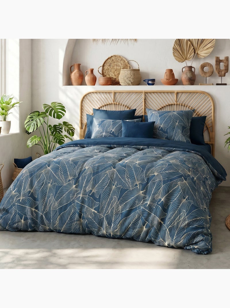 Parure housse de couette 100 % coton cohiba Multicolore - Kiabi