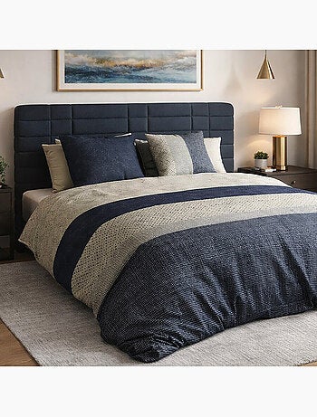 Parure housse de couette 100 % coton crepuscule