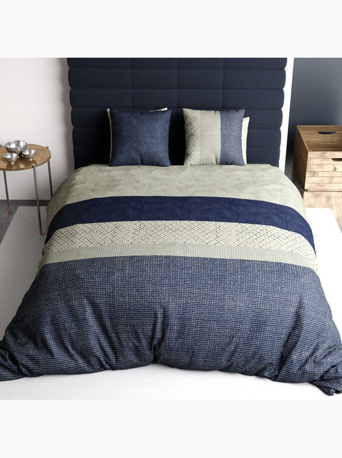 Parure housse de couette 100 % coton crepuscule - Kiabi