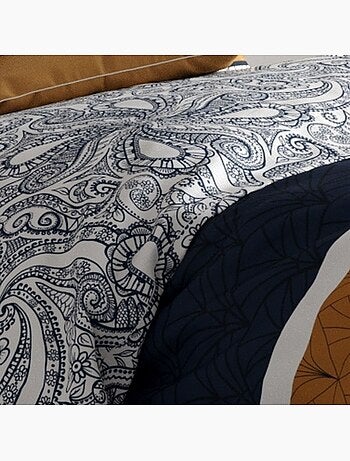 Parure housse de couette 100 % coton dakota