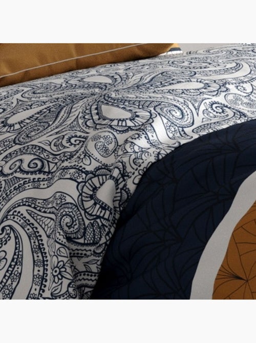 Parure housse de couette 100 % coton dakota - Kiabi