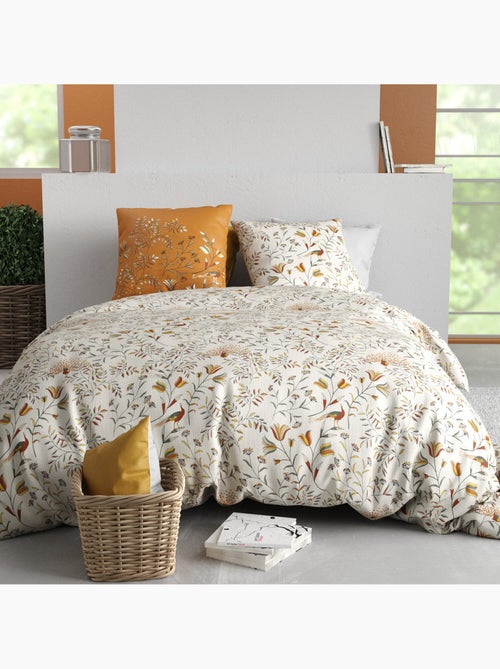 Parure housse de couette 100 % coton demil - Kiabi
