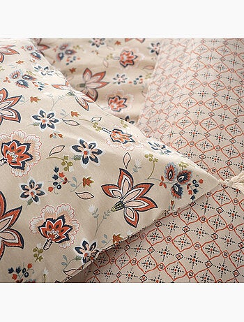 Parure housse de couette 100 % coton denia
