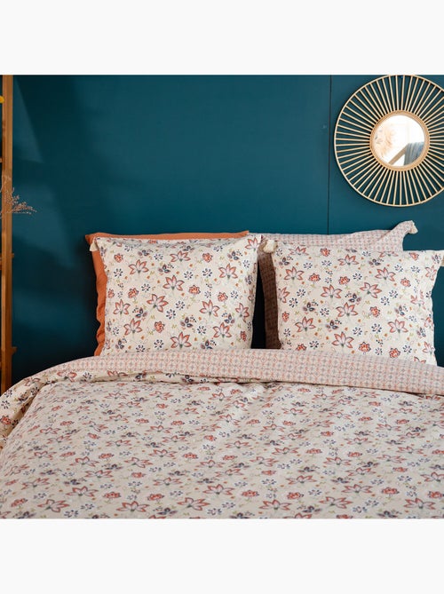 Parure housse de couette 100 % coton denia - Kiabi