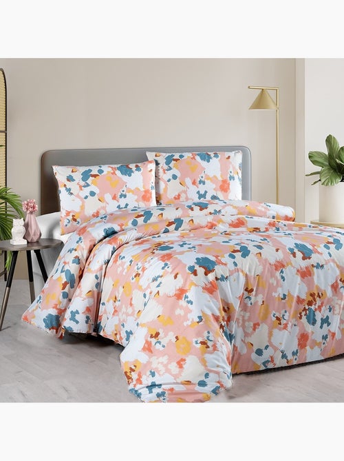 Parure housse de couette 100 % coton eclat - Kiabi Parure housse de couette 100 % coton eclat - Kiabi