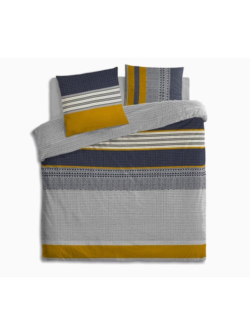 Parure housse de couette 100 % coton elka - Kiabi