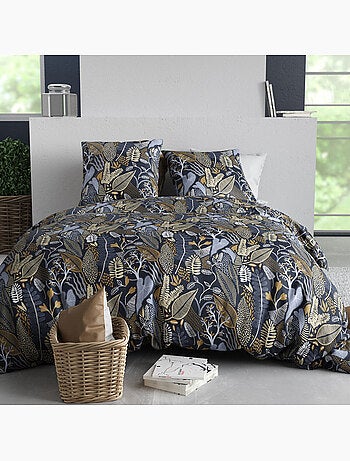 Parure housse de couette 100 % coton emali
