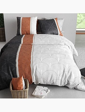 Parure housse de couette 100 % coton equinoxe