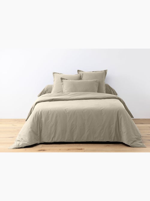 Parure housse de couette 100 % coton essentiel - Kiabi