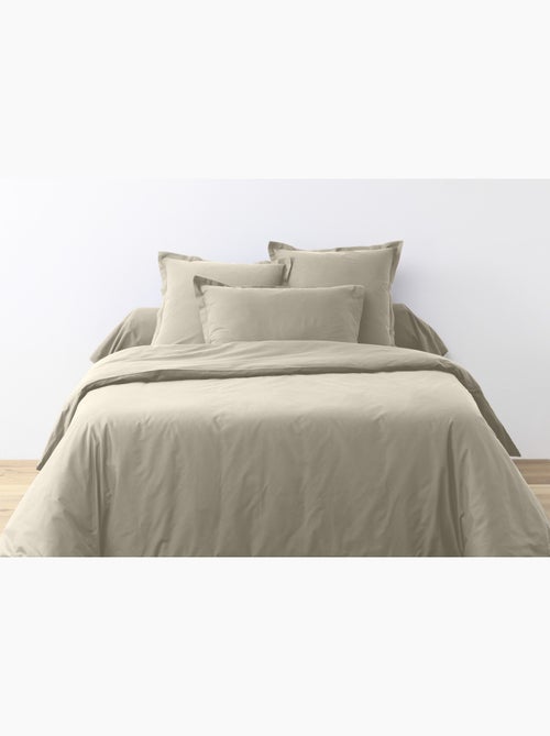 Parure housse de couette 100 % coton essentiel - Kiabi