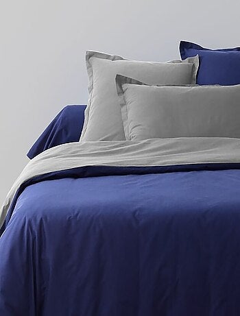 Parure housse de couette 100 % coton essentiel