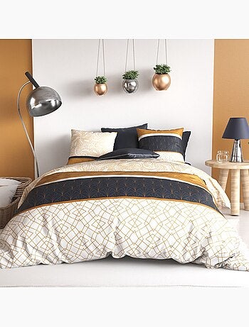 Parure housse de couette 100 % coton felora