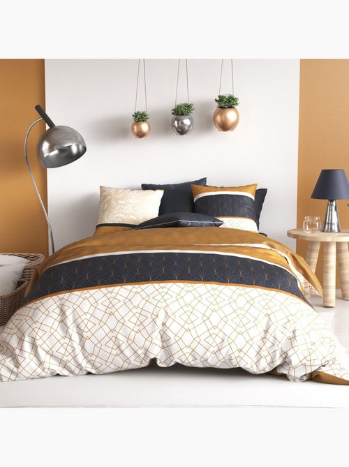 Parure housse de couette 100 % coton felora - Kiabi Parure housse de couette 100 % coton felora - Kiabi