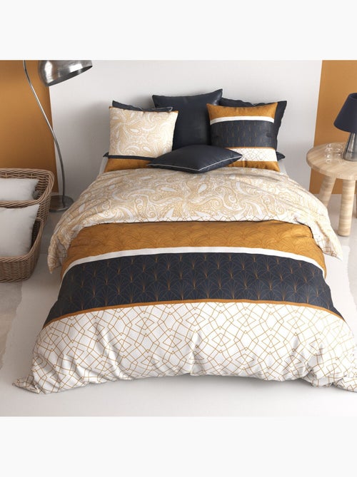 Parure housse de couette 100 % coton felora - Kiabi Parure housse de couette 100 % coton felora - Kiabi