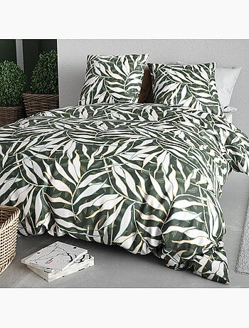 Parure housse de couette 100 % coton filverde