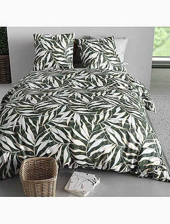 Parure housse de couette 100 % coton filverde