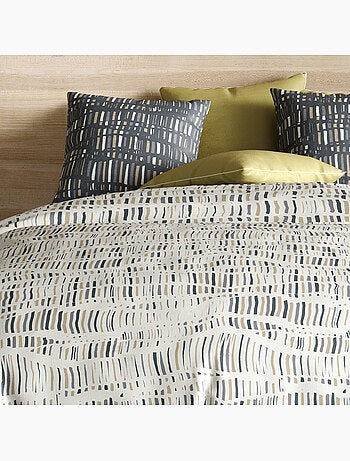 Parure housse de couette 100 % coton flava