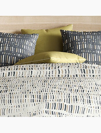 Parure housse de couette 100 % coton flava