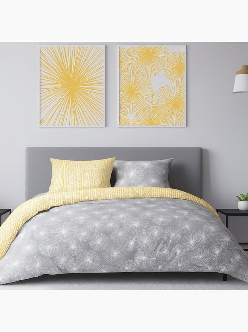 Parure housse de couette 100 % coton flight - Kiabi
