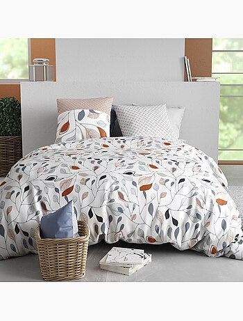 Parure housse de couette 100 % coton flolia