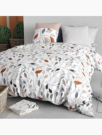 Parure housse de couette 100 % coton flolia