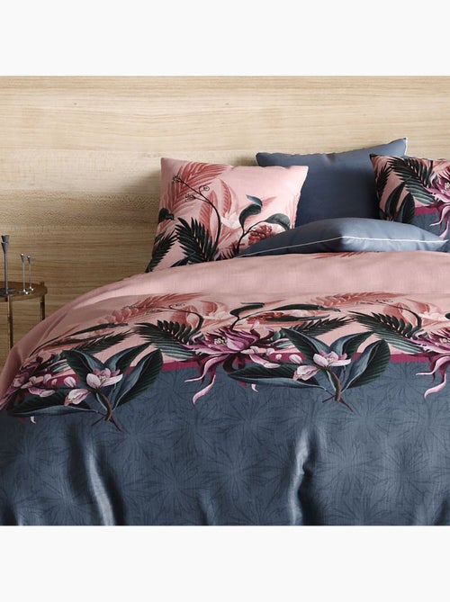 Parure housse de couette 100 % coton flora - Kiabi Parure housse de couette 100 % coton flora - Kiabi