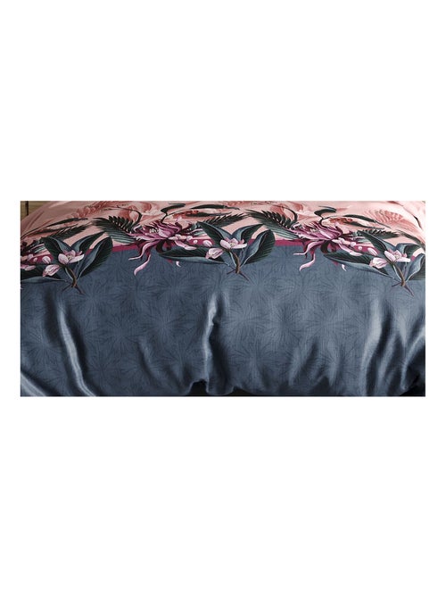 Parure housse de couette 100 % coton flora - Kiabi Parure housse de couette 100 % coton flora - Kiabi