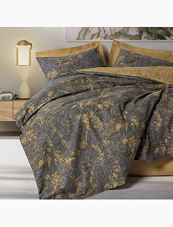 Parure housse de couette 100% coton floral - Yadawa