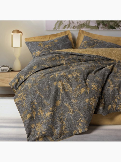 Parure housse de couette 100% coton floral - Yadawa - Kiabi