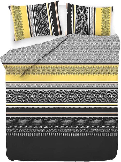 Parure housse de couette 100 % coton formas - Kiabi Parure housse de couette 100 % coton formas - Kiabi