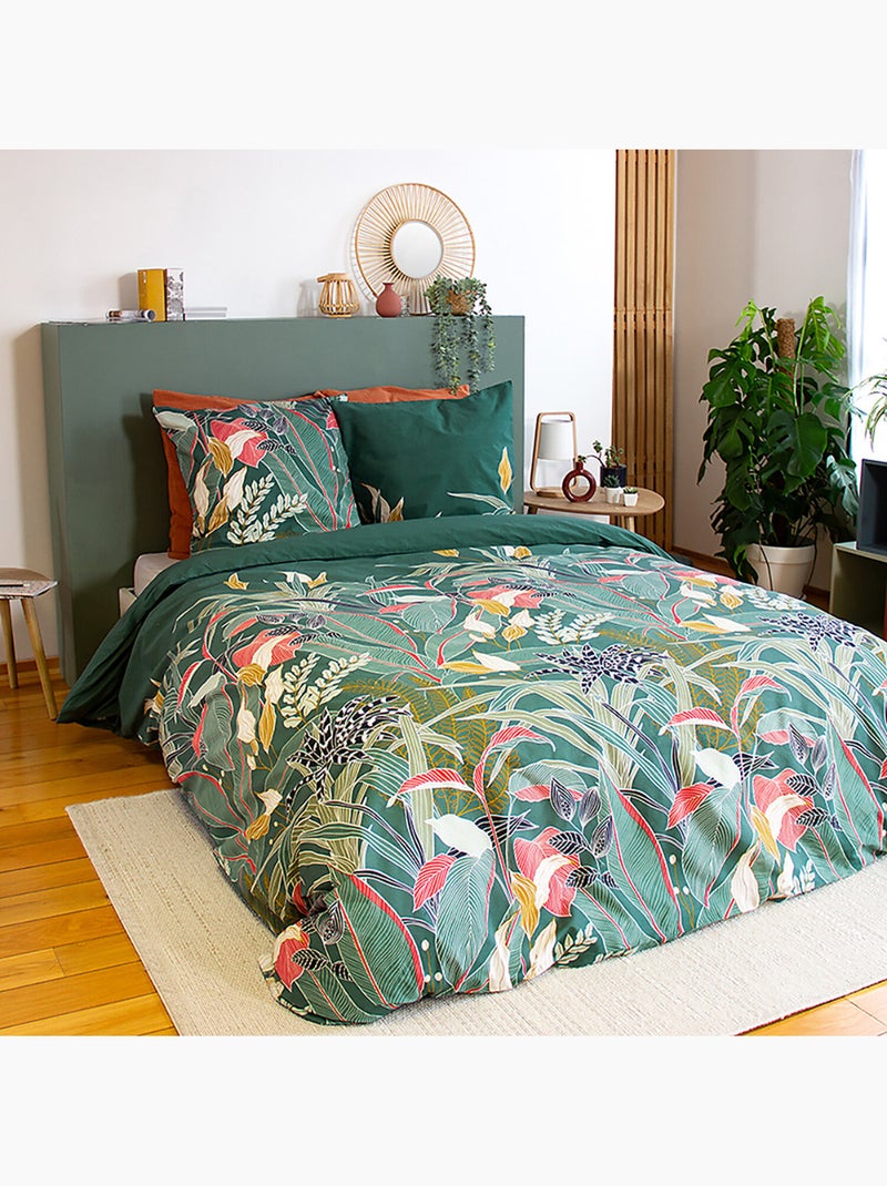 Parure housse de couette 100 % coton gigajung Multicolore - Kiabi