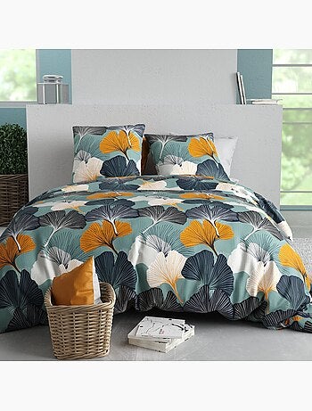 Parure housse de couette 100 % coton gink