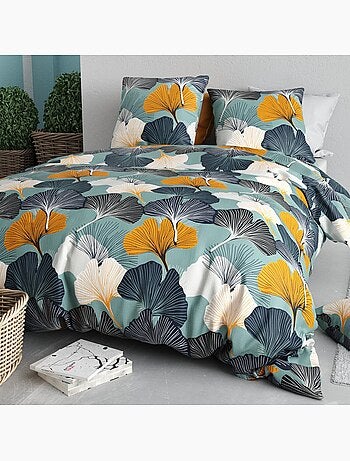Parure housse de couette 100 % coton gink