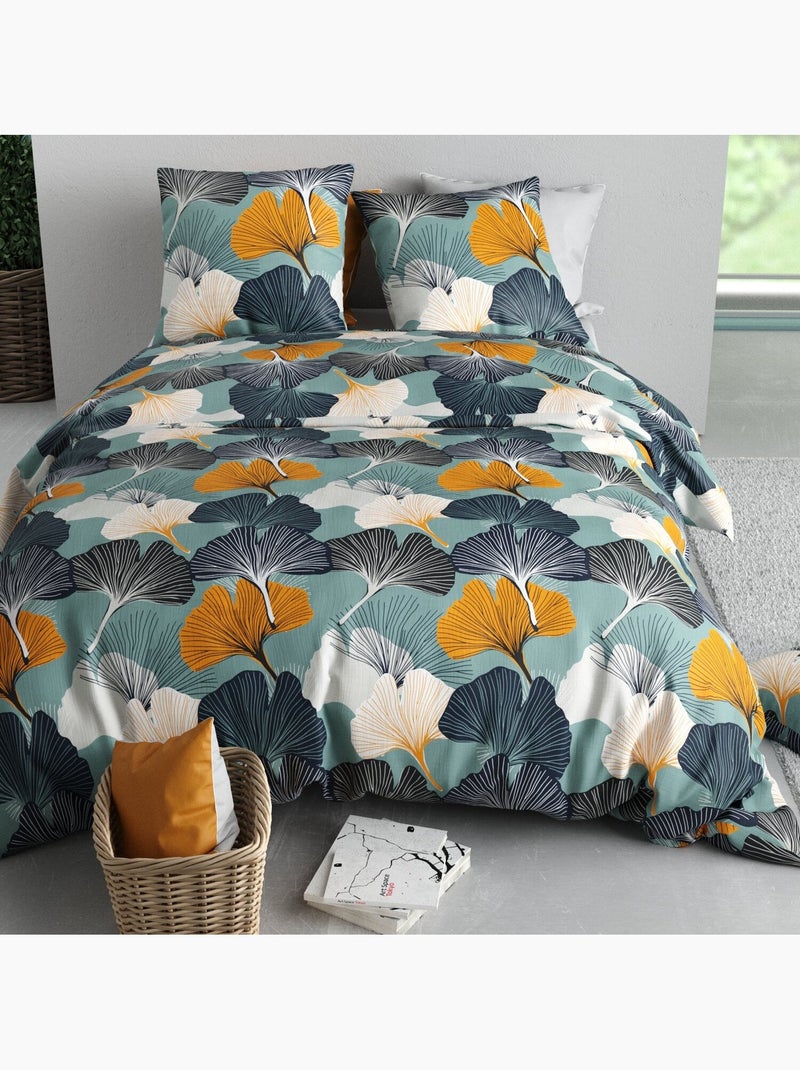 Parure housse de couette 100 % coton gink Multicolore - Kiabi