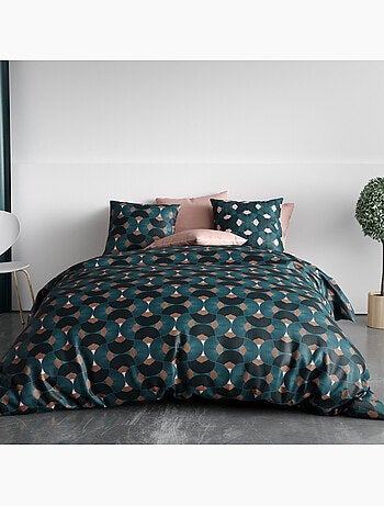 Parure housse de couette 100 % coton greek