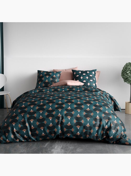 Parure housse de couette 100 % coton greek - Kiabi